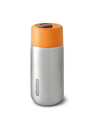 Black+Blum Thermobecher in Silber/ Orange - 340 ml
