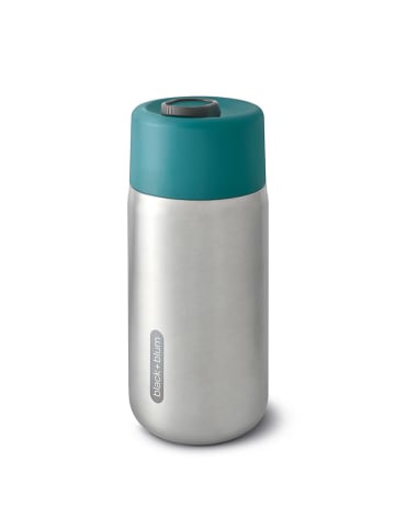 Black+Blum Thermobecher in Silber/ Türkis - 340 ml