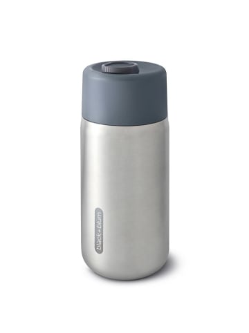 Black+Blum Thermobecher in Silber/ Blau - 340 ml