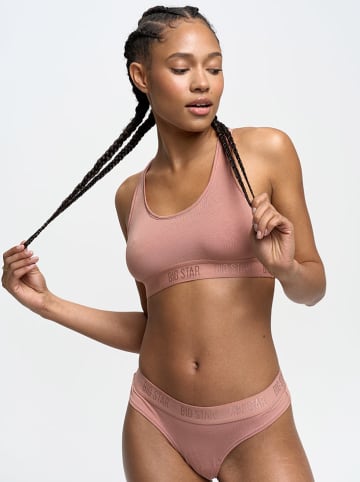 BIG STAR Bustier in Altrosa