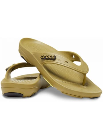 Crocs Zehentrenner in Khaki