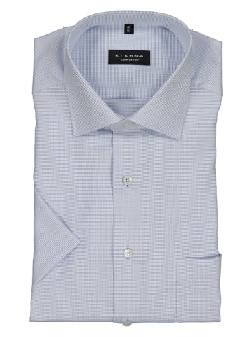 Eterna Koszula - Comfort fit - w kolorze błękitno-białym