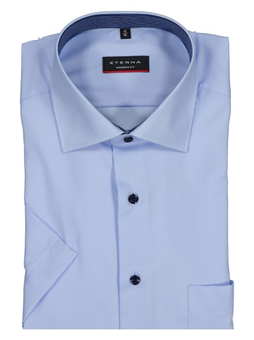 Eterna Blouse - modern fit - lichtblauw