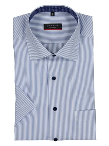 Eterna Koszula - Modern fit - w kolorze niebiesko-białym