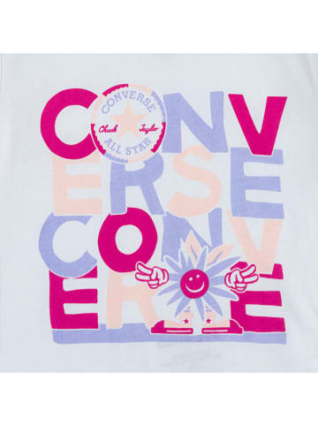 Converse 2-delige outfit wit/lichtroze