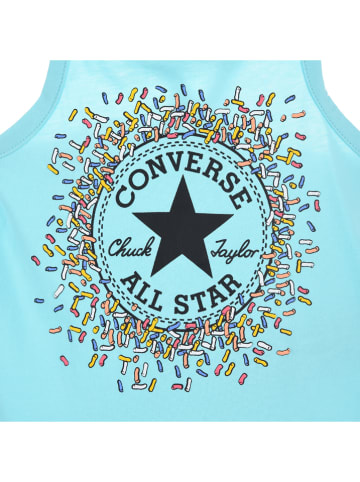 Converse 2-delige outfit turquoise/wit