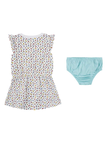 Converse 2-delige outfit wit/lichtblauw
