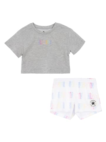 Converse 2tlg. Outfit in Grau/ Beige