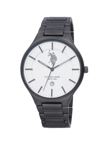 U.S. Polo Assn. Zegarek kwarcowy w kolorze czarno-białym