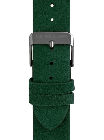U.S. Polo Assn. Zegarek kwarcowy w kolorze zielonym