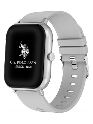 U.S. Polo Assn. Smartwatch w kolorze srebrno-szarym