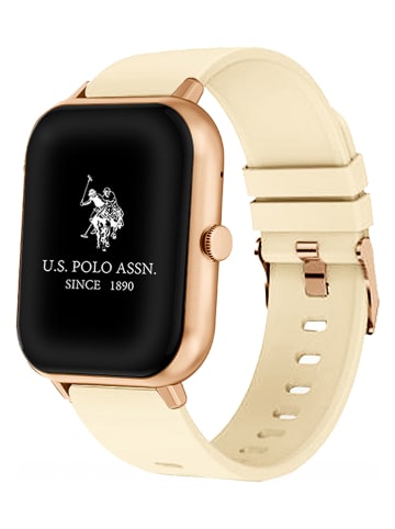 U.S. Polo Assn. Smartwatch w kolorze zÅ‚oto-kremowym