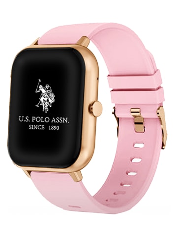 U.S. Polo Assn. Smartwatch w kolorze złoto-jasnoróżowym