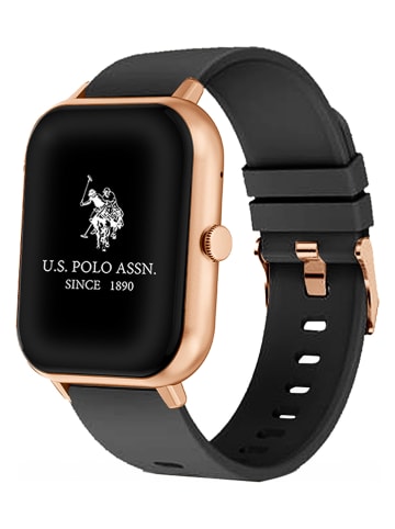 U.S. Polo Assn. Smartwatch in Schwarz/ Gold