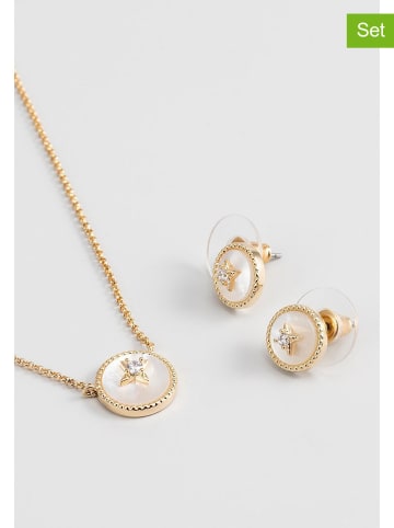 U.S. Polo Assn. 2-delige sieradenset: ketting en oorstekers