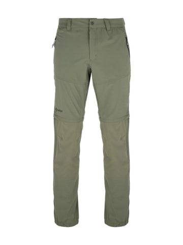 Kilpi Spodnie funkcyjne zipp-off "Hosio" w kolorze khaki