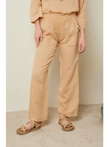 Le Monde du Lin Leinen-Hose in Beige