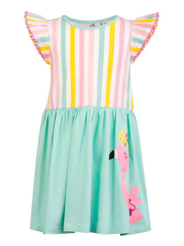 happy girls by Eisend Jurk turquoise/meerkleurig