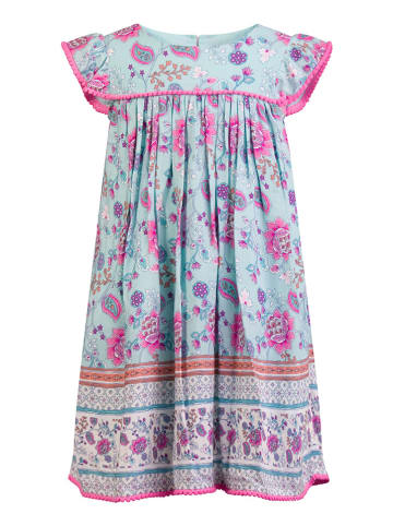 happy girls by Eisend Jurk turquoise/meerkleurig