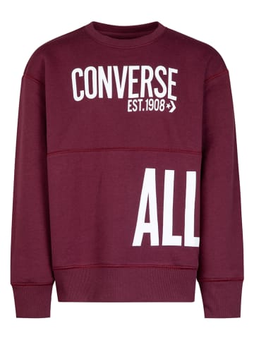 Converse Sweatshirt donkerrood