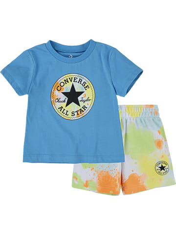 Converse 2-delige outfit blauw/meerkleurig