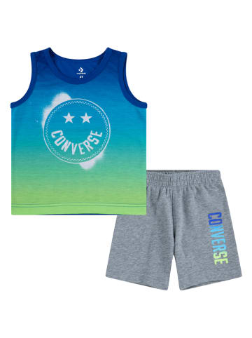 Converse 2-delige outfit blauw/grijs