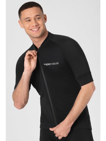 super.natural Fahrradtrikot "Gravier" in Schwarz