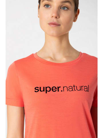 super.natural Shirt "3D Signature" oranje
