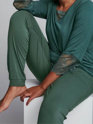 Change Spodnie piżamowe w kolorze zielonym