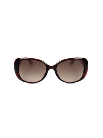 Guess Damskie okulary przeciwsłoneczne w kolorze brązowym