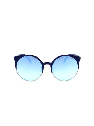 Guess Okulary przeciwsłoneczne unisex w kolorze niebieskim