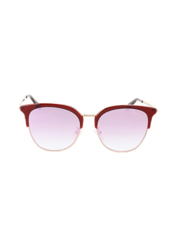 Guess Damskie okulary przeciwsłoneczne w kolorze złoto-czerwonym