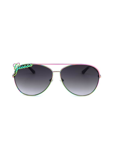 Guess Damskie okulary przeciwsłoneczne ze wzorem