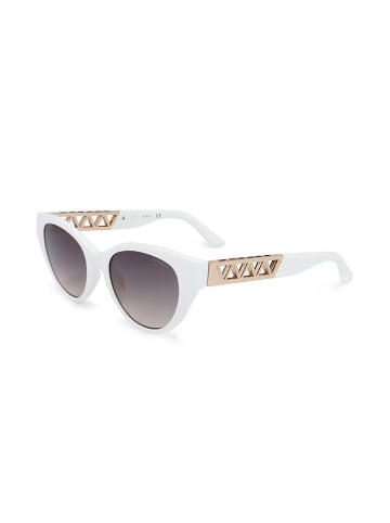 Guess Damskie okulary przeciwsłoneczne w kolorze białym
