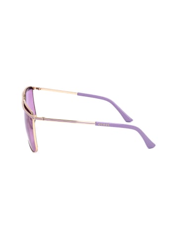 Guess Damskie okulary przeciwsłoneczne w kolorze złoto-fioletowym