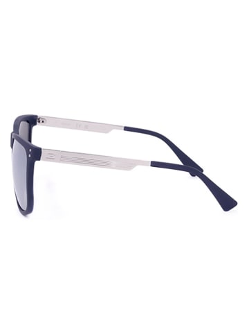 Guess Męskie okulary przeciwsłoneczne w kolorze niebieskim