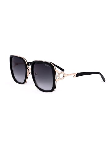 Guess Damen-Sonnenbrille in Schwarz/ Gold