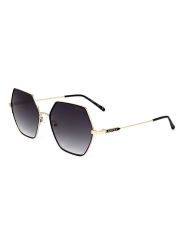 Guess Damskie okulary przeciwsłoneczne w kolorze złotym