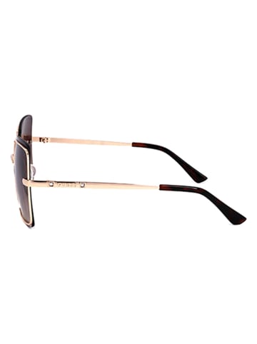 Guess Damskie okulary przeciwsłoneczne w kolorze złotym