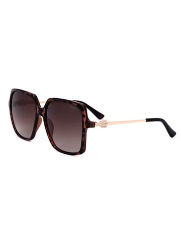 Guess Dameszonnebril bruin/goudkleurig
