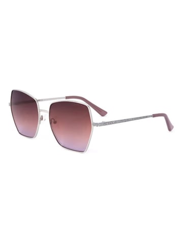 Guess Damskie okulary przeciwsłoneczne w kolorze srebrnym