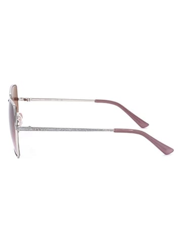 Guess Damskie okulary przeciwsłoneczne w kolorze srebrnym