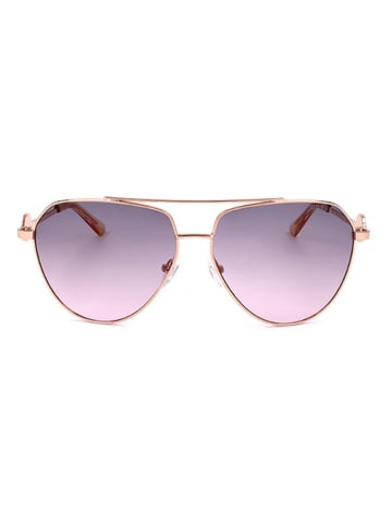Guess Damskie okulary przeciwsłoneczne w kolorze złotym