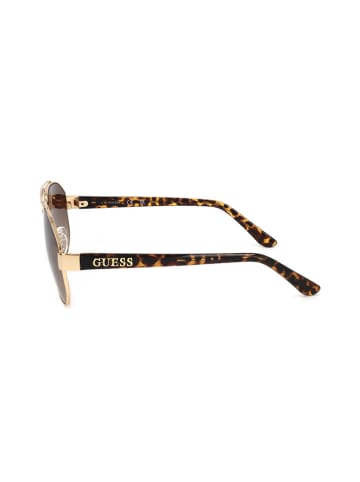 Guess Damen-Sonnenbrille in Gold/ Braun