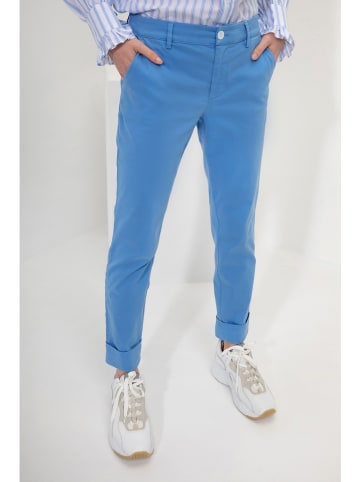 Josephine & Co Spodnie "Les" w kolorze niebieskim
