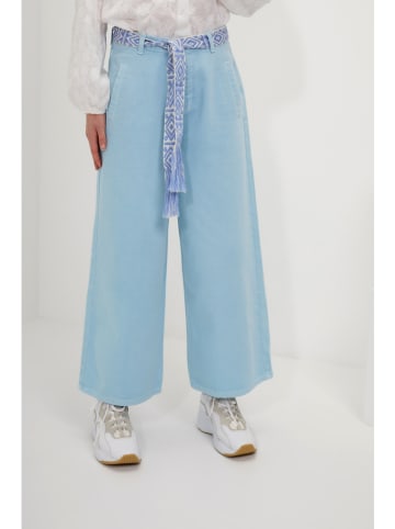 Josephine & Co Spodnie "Gydo" w kolorze błękitnym