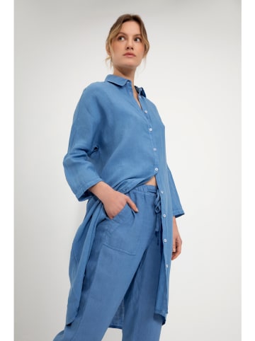 Josephine & Co Linnen blouse "Lorenne" blauw