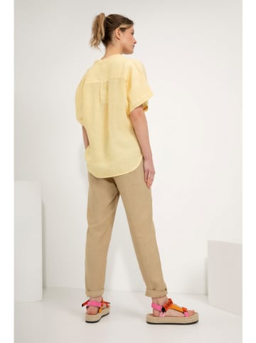 Josephine & Co Leinen-Bluse "Geke" in Gelb