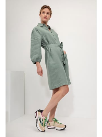 Josephine & Co Leinen-Kleid "Giulio" in Grün