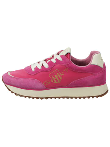 GANT Footwear Skórzane sneakersy "Bevinda" w kolorze różowym